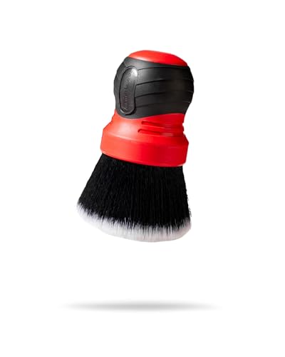 Adam's Polishes Large Multi-Purpose Detailing Brush Car Cleaning Brush Nylon Soft Bristles for Dusting or Scrubbing Interior & Delicate Surfaces, Screens, Seats, Leather, Vinyl, & More