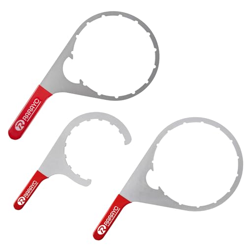 3 PCS Colar/Vent Cap Fuel Filter Wrench Set 4.6" 6" 8" Compatible with Detroit Diesel Truck Engines, Navistar Engines Diesel DD13, DD15, DD16, Peterbilt & Cummins Diesels - size: 4.6" 6" 8" Set
