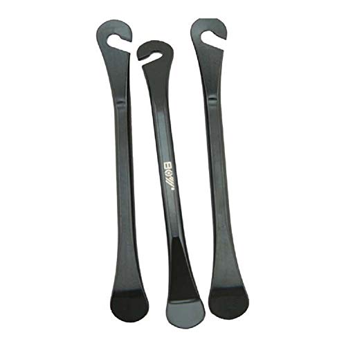 3Pcs Bike Tire Levers, High Strength Carbon Steel Bike Spoon Levers Bicycle Repair Tool Kit