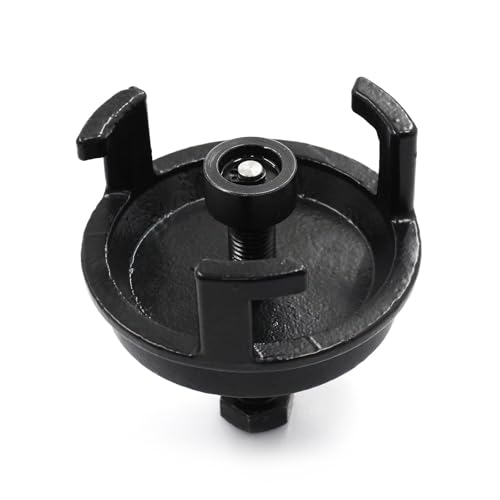 Crank Pulley Puller and Installer Set 25264 Harmonic Balancer Puller LS Crank Pulley Puller Installer Kit Compatible for GM Chrysler Dodge Jeep, black