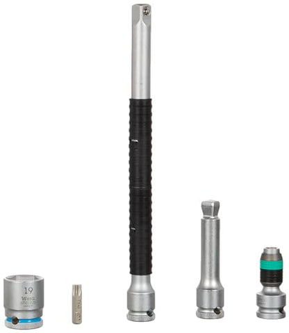 WERA 05004048001 8100 SB 8 Zyklop Metric Metal Ratchet Set with Switch Lever, 29 Piece, 3/8" Drive - size: 3/8 Inch Drive