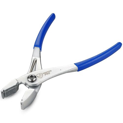 SMOTIVEPRO Multi-Directional Hose Clamp Pliers with 75mm Maximum Opening | Cross-Patterned Jaw for Secure Grip, Holds Clamps on Fuel Lines & Radiator Hoses, Multi-Angle Operation for Tight Spaces
