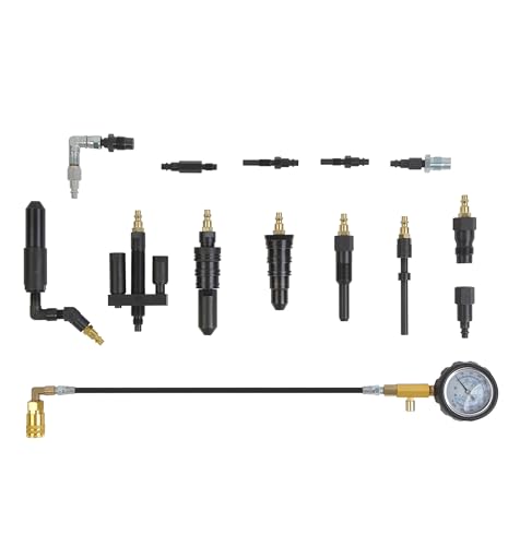 WINTOOLS Compatible for 1000 Psi Diesel Engine Compression Pressure Tester for Ford Cummins NAVISTAR Detroit