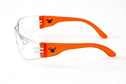 G & F Products 13016-NEW Safety Goggles, 99% Protection Against UV-A, B & C Rays, Impact & Ballistic Resistant, Clear Lenses, 12 Pack - style: Clear Lens 12 Pack Safety Glasses