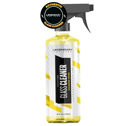 Legendary Glass Cleaner 16oz - Auto Window Cleaner Spray for Car Windows & Windshield - No Streaks, Ammonia-Free, Tint Safe - Interior/Exterior Use - size: Glass Cleaner 16oz