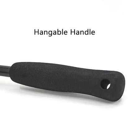 Bendable Wheel Cleaner Brush, Soft Rim Cleaning Brush, Non-Slip Long Handle, for Wheels, Rims, Small Slots & Brake Dust Crevices(Large) - size: Large