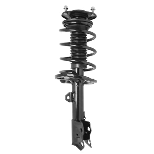 Detroit Axle - FWD 2pc Front Struts for 2014-2019 Toyota Corolla [Excludes Sport Suspension] 2015 2016 2017 2018 Struts with Coil Spring Assembly Replacement Suspension - size: 11585_11586/Pair