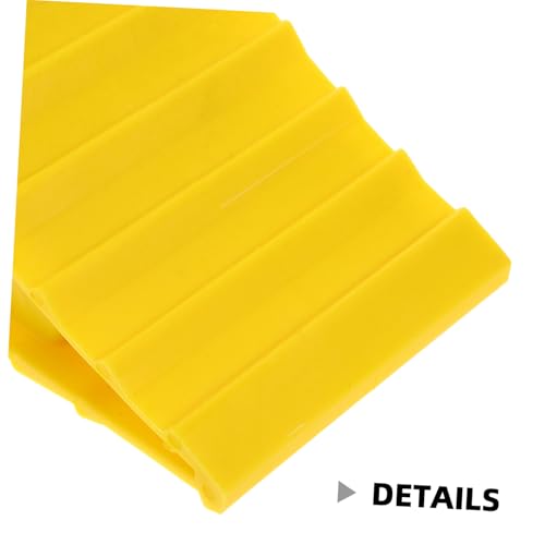 1Pair Heavy Duty Car Wheel Chocks Slip Tire Stoppers for Rvs Campers and Trucks Durable Portable Design Quick Setup for Safety and Stability