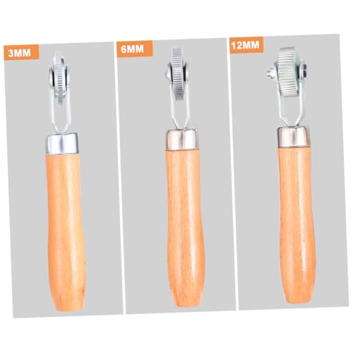 3pcs Car Tire Compaction Roller Set Tire Repair Patch Stitch Wheel Rollers