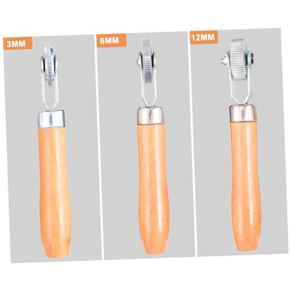 3pcs Car Tire Compaction Roller Set Tire Repair Patch Stitch Wheel Rollers