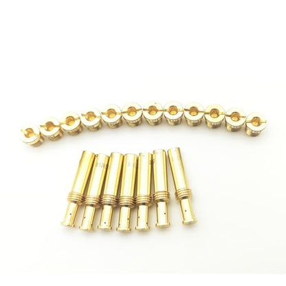 Carburetor Main Jets Intermediate Jets Kit Compatible with Aftermarket S&S Super B E G Carbs (Metric M8×1.0) - NOT for OEM S&S, 12 Main Jets, 7 Intermediate Jets, 19 Pcs
