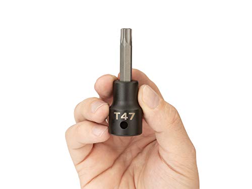 TEKTON 1/2 Inch Drive x T47 Torx Impact Bit Socket | SIB24247 - size: T47