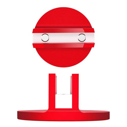 0.45'' Grooved Magnetic Jack Pad, 2PCS, Red | Aluminum Alloy, Universal, Pinch Weld Jack Pad, Floor Jack Adapter, Frame Rail Pretection - color: Red 2 Pack