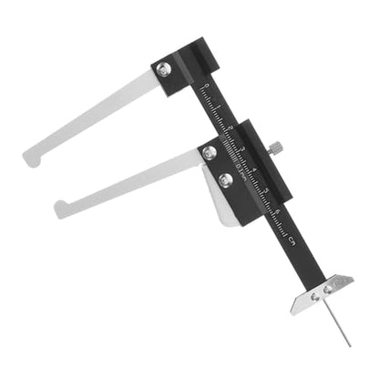 Tire Tread Ruler Tire Depth Gauge Tool for Brake Pad Depth Disc Brake Rotor Gauge