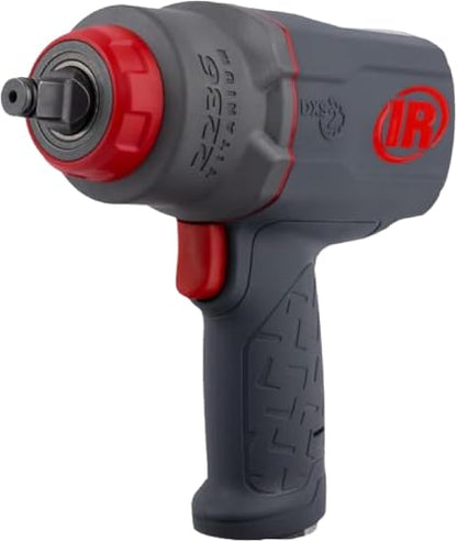 Ingersoll Rand 2236QTiMAX DXS2 1/2" Drive Air Impact Wrench with Up to 1,500 Ft-Lbs Torque Output, Gray - size: Standard Anvil (Single Unit), style: 2236 DXS2, Standard Anvil