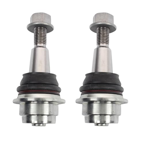 TRQ Front Lower Driver and Passenger Side Ball Joint Set Compatible with 14-19 Chevrolet Silverado 1500 15-20 Suburban 15-20 Tahoe 14-19 GMC Sierra 1500 15-20 Yukon 15-20 Yukon XL with Steel Arms - style: PSA27830