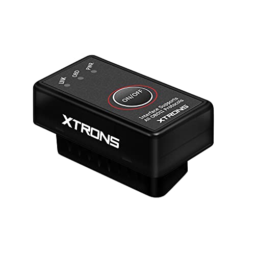 XTRONS OBD2 II Car Auto Diagnostic Tool Car Code Reader Check Engine with ON/Off Switch for Android Car Stereo Phone - color: OBD01S