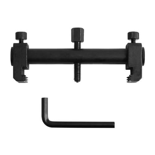 Erice Harmonic Balancer Puller, Portable Steel Crankshaft Pulley Puller, Adjustable Crankshaft Pulley Removal Tool, Steering Wheel Puller for Crankshaft Belt Engine Pulley Removal