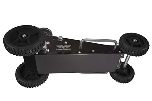 Pro Eagle 2 Ton Big Wheel Off Road Car Jack, The Beast, Off Road Racing High Clearance and 4WD Vehicle Floor Jack (2 Ton, Black, Big Wheel, with Mount)