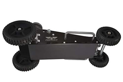 Pro Eagle 2 Ton Big Wheel Off Road Car Jack, The Beast, Off Road Racing High Clearance and 4WD Vehicle Floor Jack (2 Ton, Black, Big Wheel, with Mount)