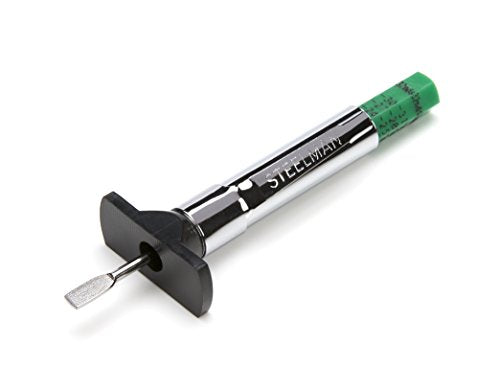 Steelman Color Coded Tread Depth Gauge, Quickly Identifies Amount of Tread on Tires, Reads in MM and 32nds - style: Standard