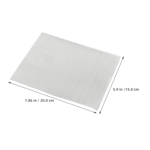 Car Bumper Repair Mesh Kit 8Pcs Plastic Welding Wire Screen for Quick Hole Fixing Durable Steel Mesh for Diy Auto Bumper Restoration