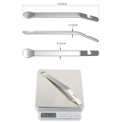 Bicycle Tire Lever Tyre Spoon Changing Tool, Stainless Steel Portable Bike Tire Levers to Repair Bike Tube, Set of 3
