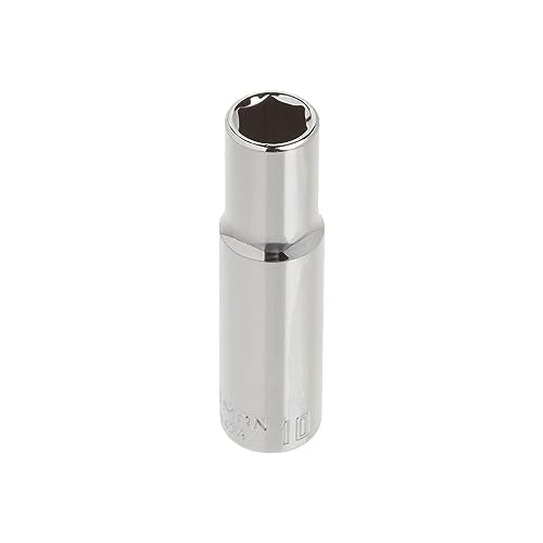 CRAFTSMAN Deep Socket, Metric, 3/8-Inch Drive, 10mm, 6-Point (CMMT44426) - size: 10 MM