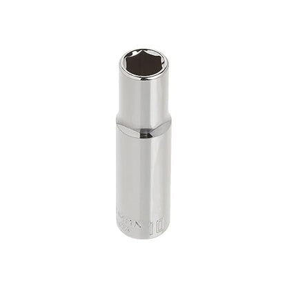 CRAFTSMAN Deep Socket, Metric, 3/8-Inch Drive, 10mm, 6-Point (CMMT44426) - size: 10 MM