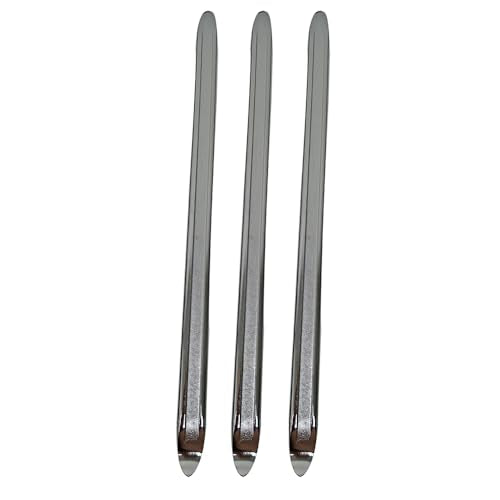 3-Piece 24-Inch Tire Iron Spoon Set - Heavy-Duty Steel Tire Pry Bar Kit with Zinc Coating, Bead Lifting Tool for Motorcycle, Car, and Vehicle Tire Maintenance - size: 24 inch
