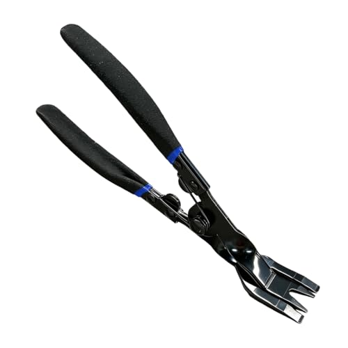 Automotive Panel Clip Removal Tool, Car Upholstery Trim Removal Pliers, Car Dashboard Fastener Push Pin Plier, Vehicle Interior Repair Tool for Most Vehicles (Blue) - color: Blue