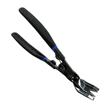 Automotive Panel Clip Removal Tool, Car Upholstery Trim Removal Pliers, Car Dashboard Fastener Push Pin Plier, Vehicle Interior Repair Tool for Most Vehicles (Blue) - color: Blue
