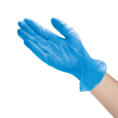 Karat Vinyl Powder-Free Gloves (Blue) - Case of 1000 (Small) - color: Blue, size: Small