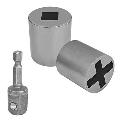 3PCS Universal Jack Socket Adapter for Hand Drill with 1/2 Inch Socket Adapter Bit, Heavy-Duty Socket Converter, Quick Scissor Jack Drill Adapters for Car, Easy Car Tire Change Tool