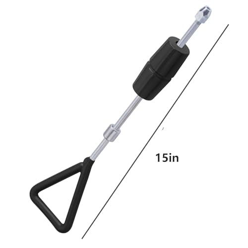 1 LB Slide Hammer with 3 Screw Tips,Body Repair Dent Puller, Slider Hammer,Auto Body Repair Tool Sliding Work DIY - color: Black