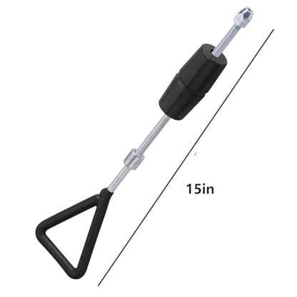 1 LB Slide Hammer with 3 Screw Tips,Body Repair Dent Puller, Slider Hammer,Auto Body Repair Tool Sliding Work DIY - color: Black