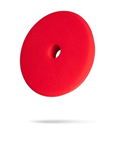 Adam's Polishes Premium Polisher Pads - Expertly Designed Ultra Soft Foam Applies Waxes, Sealants, Glazes - Color Coded to Match with Recommended Polishes or Compounds (6.5, Red Wax & Sealant Pad) - color: Red Wax & Sealant Pad, size: 6.5"