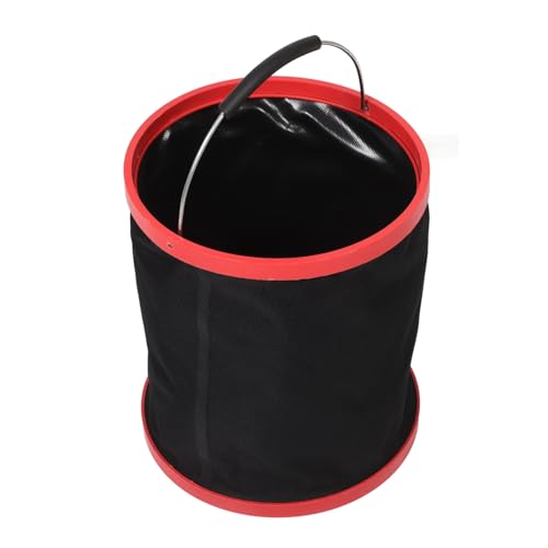 SOLUSTRE Foldable Collapsible Cleaning Bucket Handle for Car Washing Fishing and Camping Heavy-Duty Portable Water Container for Outdoor Use