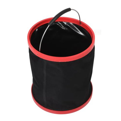 SOLUSTRE Foldable Collapsible Cleaning Bucket Handle for Car Washing Fishing and Camping Heavy-Duty Portable Water Container for Outdoor Use