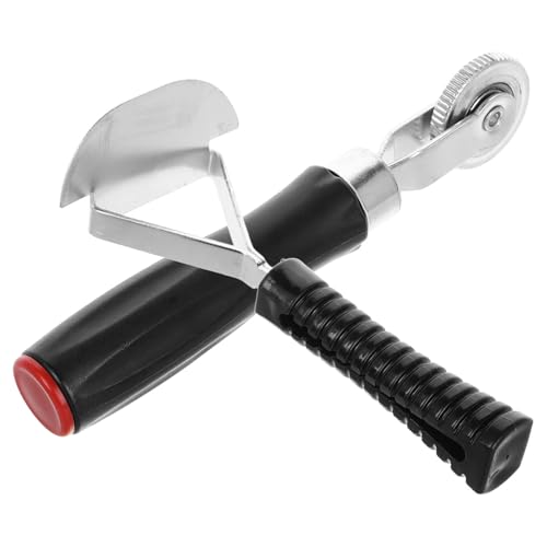 2pcs Tire Patch Repair Tools Kit with Sturdy Plastic and Metal Roller Scraper for Car and Truck Tires