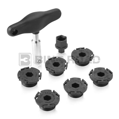 1 Set Engine Oil Pan Drain Plug with Install Tool Compatible with BMW 228i 328i 320i 428i 528i X1 X3 Z4 (Replaces 11137605018) - color: Oil Pan Drain Plug with Tool