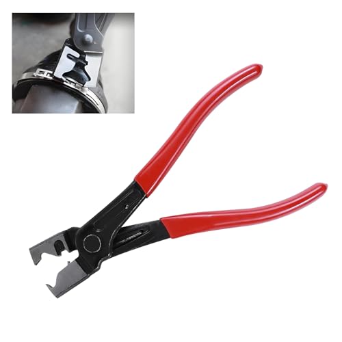 Car CV Boot Clamp Pliers, 6.9 Inch Steel Automotive Hose Clamp Pliers, Heavy Duty Clamps Removal Tool for Clic-R Type, Fuel Line, CV Boot Clip, Universal Car Accessories Repair Tools