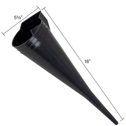 Scepter AMKIT01 15.5 Quart Oil Drain Pan with Pour Spout and 18-Inch Mechanics Funnel Kit for Automotive Fluids Including Engine Oil, Anti-Freeze, Transmission Fluid and More, Black - style: 15.5