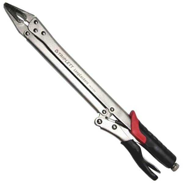 Triplett TT-200 LongLockers 15-inch Extended Reach Locking Pliers with Non-Slip Handles - style: TT-200 LongLockers (New)