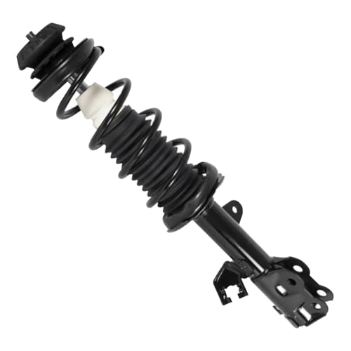 Detroit Axle - Struts Shocks Kit for 2012-2019 Nissan Versa Note, 2 Front Struts with Coil Springs 2 Rear Shock Absorbers 2013 2014 2015 2016 2017 2018 Replacement Suspension Kit - size: 4AQ54618/ strut shock kit