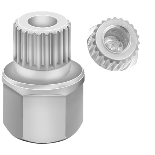 38/22PT Wheel Locking Nut Key for BMW, Anti-Theft Lug Nut Removal | Wheel Lock Nut Socket Adapter, Anti-Theft Screw Remover, Hand Repair Tool, Tyre Fitting, garage - size: 38/22Pt Key