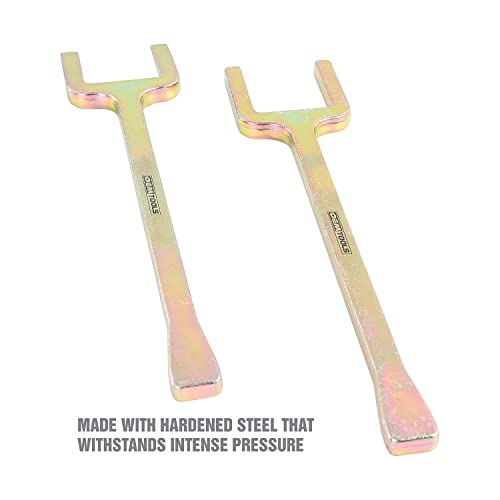 OEMTOOLS 37305 CV Axle Popper Set, Steel CV Joint Assembly Removal Tool, Fork and Shim Ball Joint Separator for Front Wheel Drive Vehicles