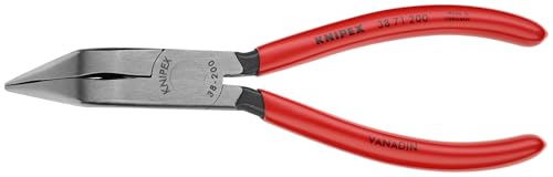 KNIPEX - 9K 00 80 12 US Tools - 3 Piece Long Nose Tool Set (38 31 200, 38 71 200, 38 91 200) (9K008012US) Red