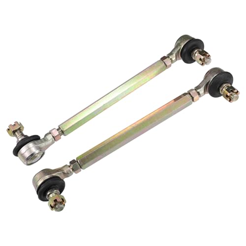 ACROPIX 15cm 5.91" Steering Tie Rod End Tie Rod Link Fit for 50cc 70cc 90cc 110cc 125cc 150cc ATV Quad Four Wheeler with Ball Joint Accessories - Pack of 2 - size: 150mm