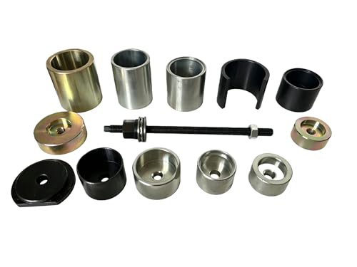 Differential Rear Axle Bush Tool Kit, Mount Bushing Kit | Silent Bearing Puller Set Dent Puller Kit, Compatible with BMW E36, E38/39, E60/61, E31,E90/91